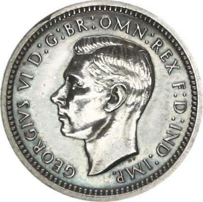 Obverse Threepence 1948 HP "Type 1937-1952" - Silver Coin Value - United Kingdom, George VI