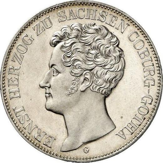 Obverse 2 Thaler 1841 G - Silver Coin Value - Saxe-Coburg and Gotha, Ernest I