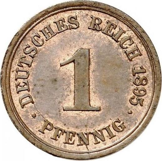Obverse 1 Pfennig 1895 F "Type 1890-1916" -  Coin Value - Germany, German Empire