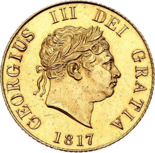 Obverse Half Sovereign 1817 - Gold Coin Value - United Kingdom, George III