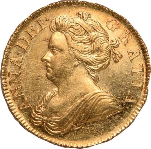 Obverse Half Guinea 1708 "Post Union" - Gold Coin Value - United Kingdom, Anne
