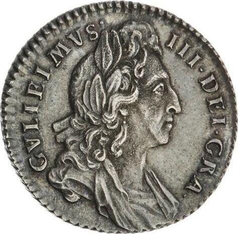 Obverse Sixpence 1697 "First laureated bust" - Silver Coin Value - United Kingdom, William III