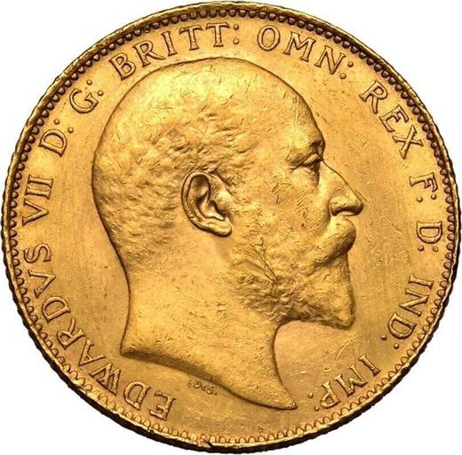 Obverse Sovereign 1906 - Gold Coin Value - United Kingdom, Edward VII