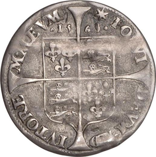 Reverse Threepence 1563 "Milled coinage" Broad bust - Silver Coin Value - United Kingdom, Elizabeth I
