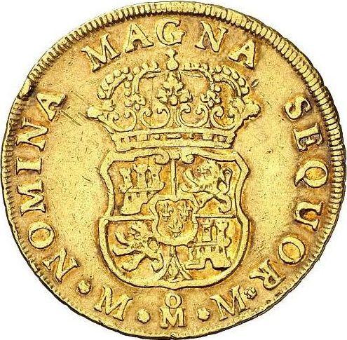 Reverse 4 Escudos 1757 Mo MM - Gold Coin Value - Mexico, Ferdinand VI
