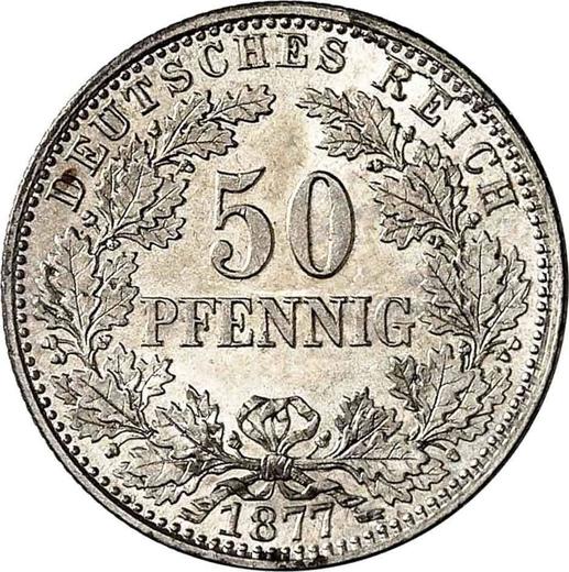 Obverse 50 Pfennig 1877 J "Type 1877-1878" - Silver Coin Value - Germany, German Empire