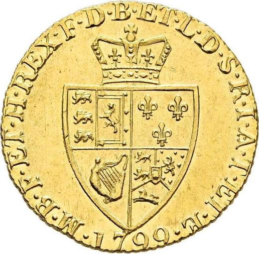 Revers 1 Guinee 1799 "Spaten" - Goldmünze Wert - Großbritannien, Georg III