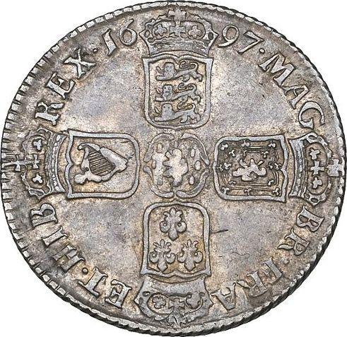 Reverse Shilling 1697 N "Third laureate bust" - Silver Coin Value - United Kingdom, William III