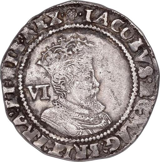 Obverse Sixpence 1605 "Fourth bust" - Silver Coin Value - United Kingdom, James I