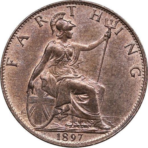 Reverse Farthing 1897 TB -  Coin Value - United Kingdom, Victoria