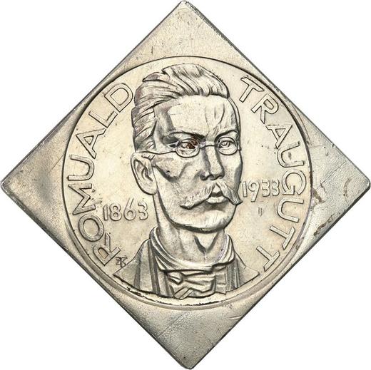 Reverse Pattern 10 Zlotych 1933 ZTK "Romuald Traugutt" Klippe - Silver Coin Value - Poland, II Republic