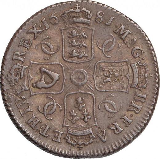 Reverse Shilling 1681 "Second laureate bust" - Silver Coin Value - United Kingdom, Charles II