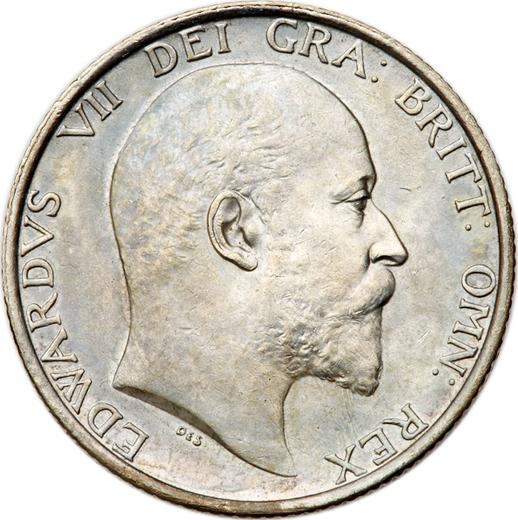 Obverse Shilling 1905 - Silver Coin Value - United Kingdom, Edward VII