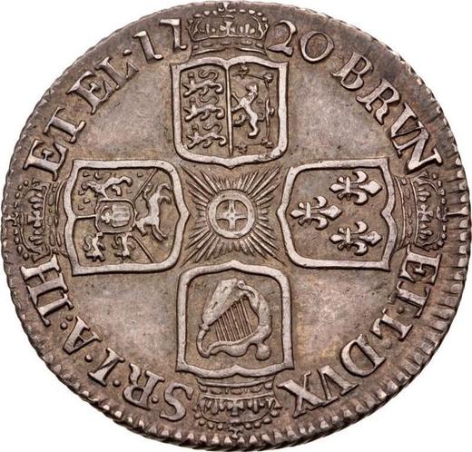 Reverse Shilling 1720 "First draped bust" Angles plain - Silver Coin Value - United Kingdom, George I