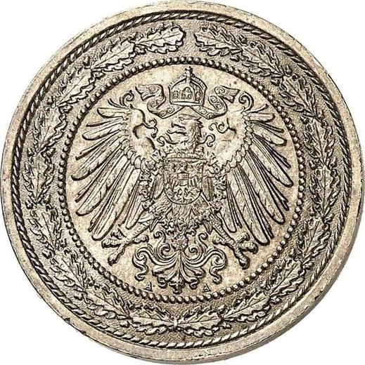 Reverse 20 Pfennig 1890 A "Type 1890-1892" - Coin Value - Germany, German Empire