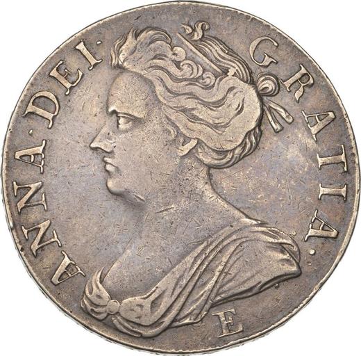 Obverse Crown 1708 E "Second draped bust" - Silver Coin Value - United Kingdom, Anne