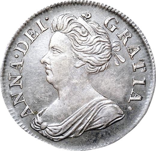 Obverse Fourpence (Groat) 1713 - Silver Coin Value - United Kingdom, Anne