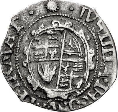 Rewers monety - 2 pensy (1/2 Groat) bez daty (1642-1649) "Siódmy typ portretu" - cena srebrnej monety - Wielka Brytania, Karl I