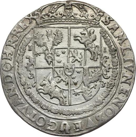 Reverse Thaler 1633 II - Silver Coin Value - Poland, Wladyslaw IV