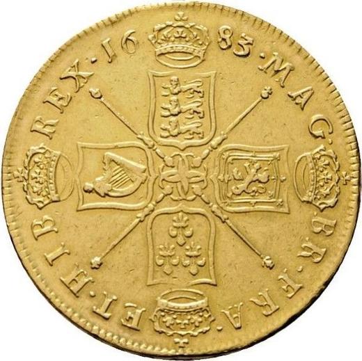 Reverse Five guineas 1683 "Second laureate bust" - Gold Coin Value - United Kingdom, Charles II
