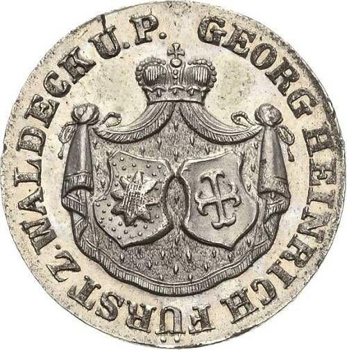 Obverse Silber Groschen 1836 A.W. - Silver Coin Value - Waldeck-Pyrmont, George Heinrich