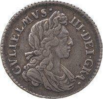 Anverso 3 peniques 1698 - valor de la moneda de plata - Gran Bretaña, Guillermo III
