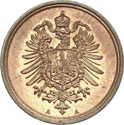 Reverse 1 Pfennig 1875 A "Type 1873-1889" - Coin Value - Germany, German Empire