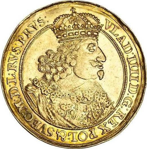 Obverse Donative 2 Ducat 1647 GR "Danzig" - Gold Coin Value - Poland, Wladyslaw IV