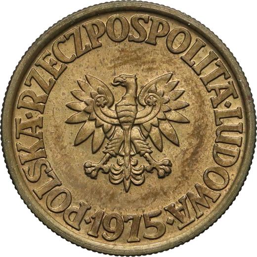 Obverse Pattern 2 Zlote 1975 JMN Brass - Coin Value - Poland, Peoples Republic