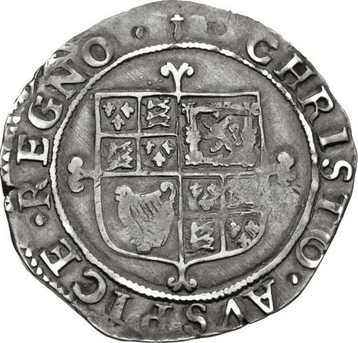 Реверс монеты - 1 шиллинг без года (1642-1649) "Седьмой тип портрета" Укороченный широкий бюст - цена серебряной монеты - Великобритания, Карл I