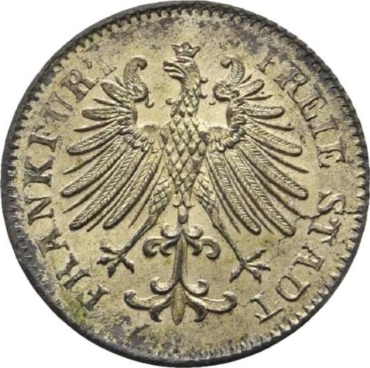 Obverse 3 Kreuzer 1852 - Silver Coin Value - Frankfurt am Main, Free City