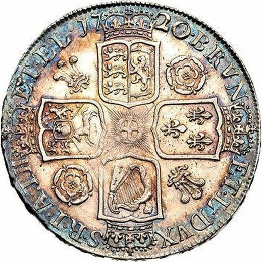 Reverse Crown 1720 - Silver Coin Value - United Kingdom, George I
