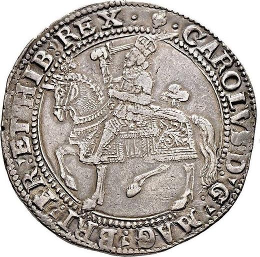 Awers monety - 1 korona bez daty (1625-1642) "Pierwszy rodzaj jeźdźca" - cena srebrnej monety - Wielka Brytania, Karl I