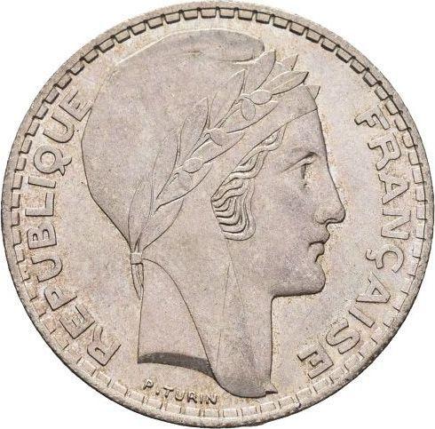 Obverse 20 Francs 1934 "Type 1929-1939" - Silver Coin Value - France, Third Republic