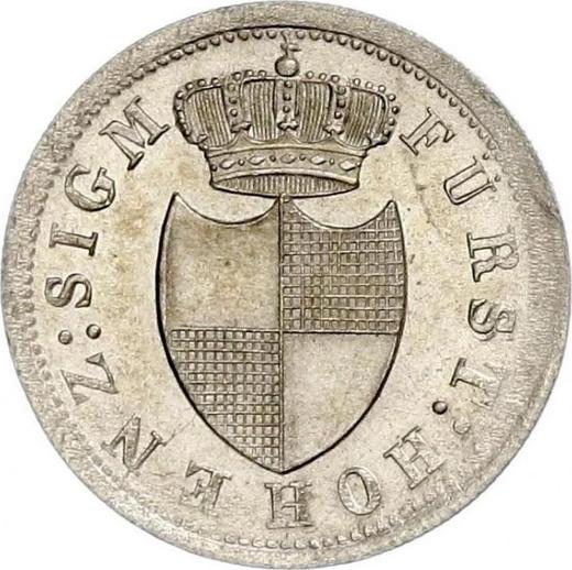 Awers monety - 3 krajcary 1841 - cena srebrnej monety - Hohenzollern-Sigmaringen, Karol