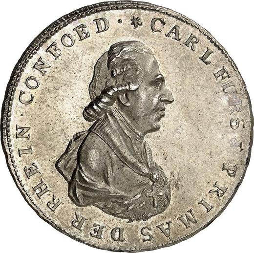 Obverse Gulden 1809 B - Silver Coin Value - Regensburg, Carl Theodor von Dalberg