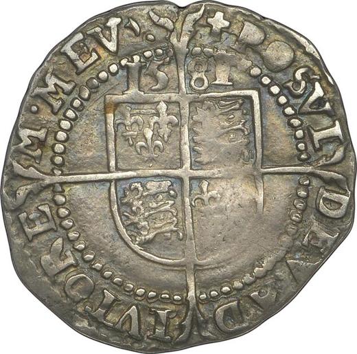 Reverse Threepence 1581 "Fifth issue" - Silver Coin Value - United Kingdom, Elizabeth I
