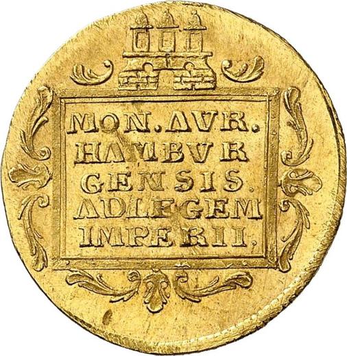 Reverso Ducado 1805 - valor de la moneda - Hamburgo, Ciudad libre de Hamburgo