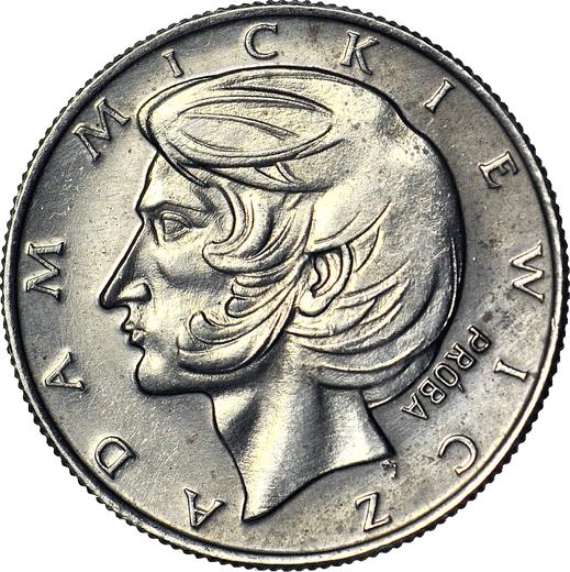 Revers Probe 10 Zlotych 1974 MW AJ "Adam Mickiewicz" Kupfernickel - Münze Wert - Polen, Volksrepublik Polen