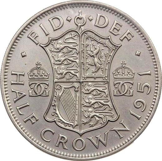 Reverse Halfcrown 1951 HP -  Coin Value - United Kingdom, George VI