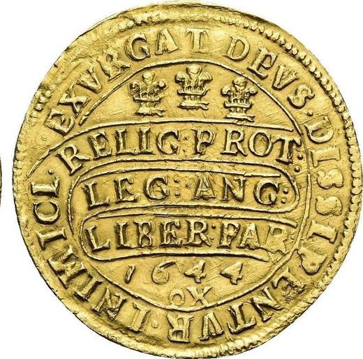 Reverse Unite 1644 OX "Shortened portrait" - Gold Coin Value - United Kingdom, Charles I
