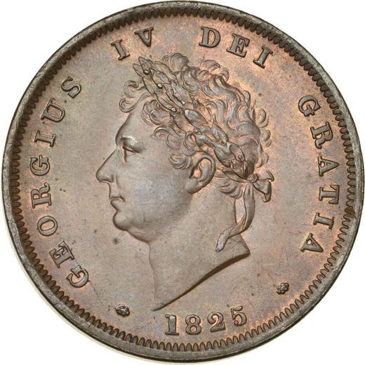 Obverse Penny 1825 - Coin Value - United Kingdom, George IV