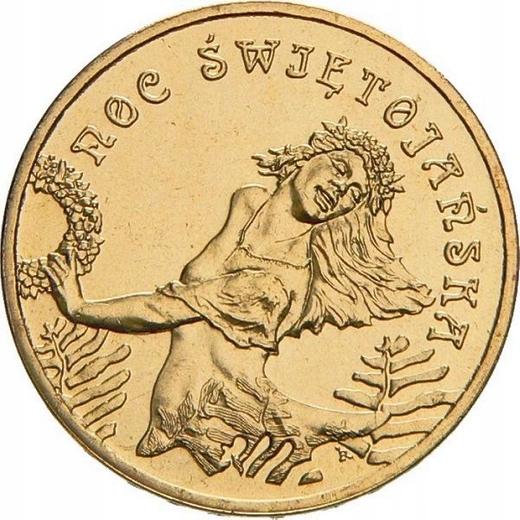 Reverse 2 Zlote 2006 MW "Ivan Kupala Day" -  Coin Value - Poland, III Republic after denomination
