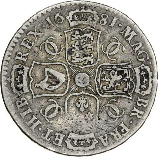 Reverse Halfcrown 1681 "Fourth laureate bust" Elephant and castle - Silver Coin Value - United Kingdom, Charles II