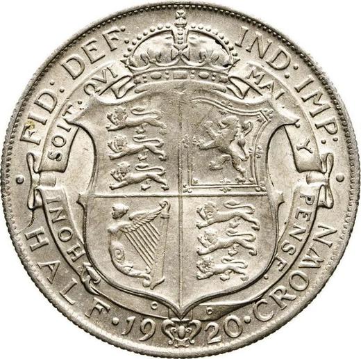 Reverse Halfcrown 1920 - Silver Coin Value - United Kingdom, George V
