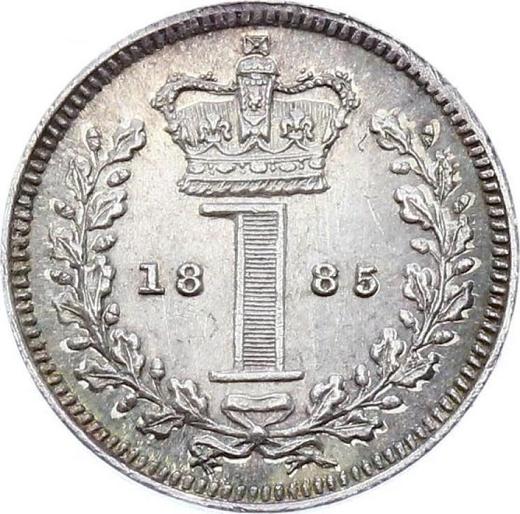Reverse Penny 1885 "Type 1838-1887" - Silver Coin Value - United Kingdom, Victoria