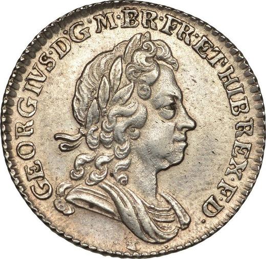 Obverse Sixpence 1723 "SS" and "C" in angles - Silver Coin Value - United Kingdom, George I