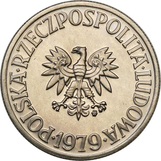 Obverse Pattern 5 Zlotych 1979 MW Nickel - Coin Value - Poland, Peoples Republic