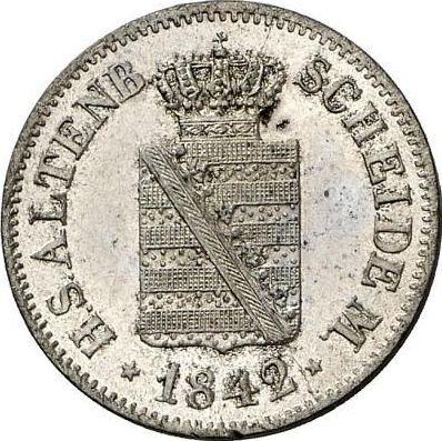 Obverse Neu Groschen 1842 G - Silver Coin Value - Saxe-Altenburg, Joseph