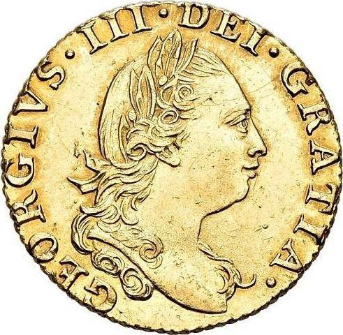 Obverse Half Guinea 1786 "Fourth laureate bust" - Gold Coin Value - United Kingdom, George III
